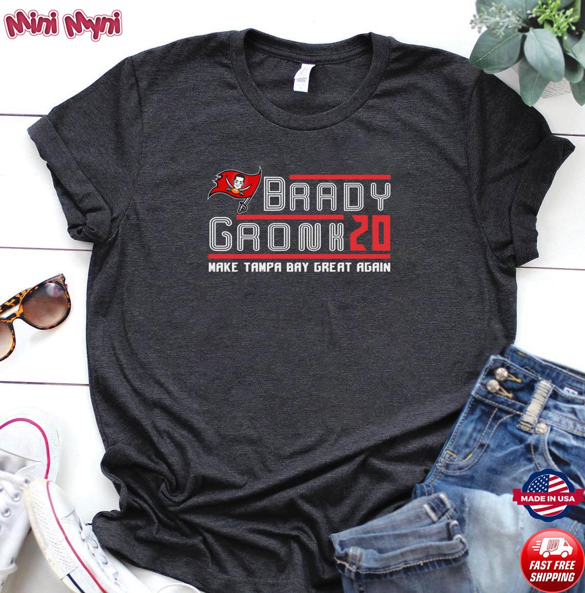 Brady gronk 20 make tampa bay great again t-shirt