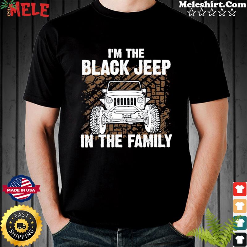 black jeep of the family t shirt