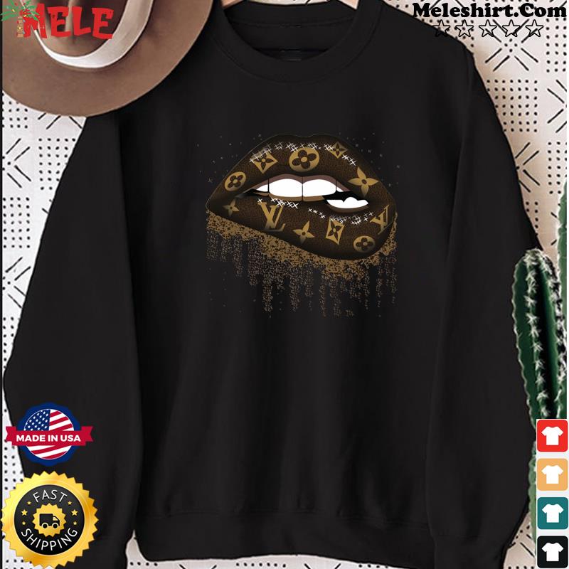 Official LV lips graphic shirt, hoodie, tank top and sweater