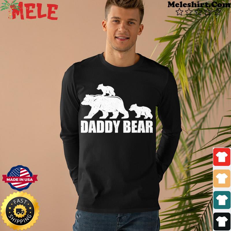 Daddy Bear 2 Cubs Daddy Bear Twin Dad 2 Shirt, hoodie, sweater, long sleeve  and tank top
