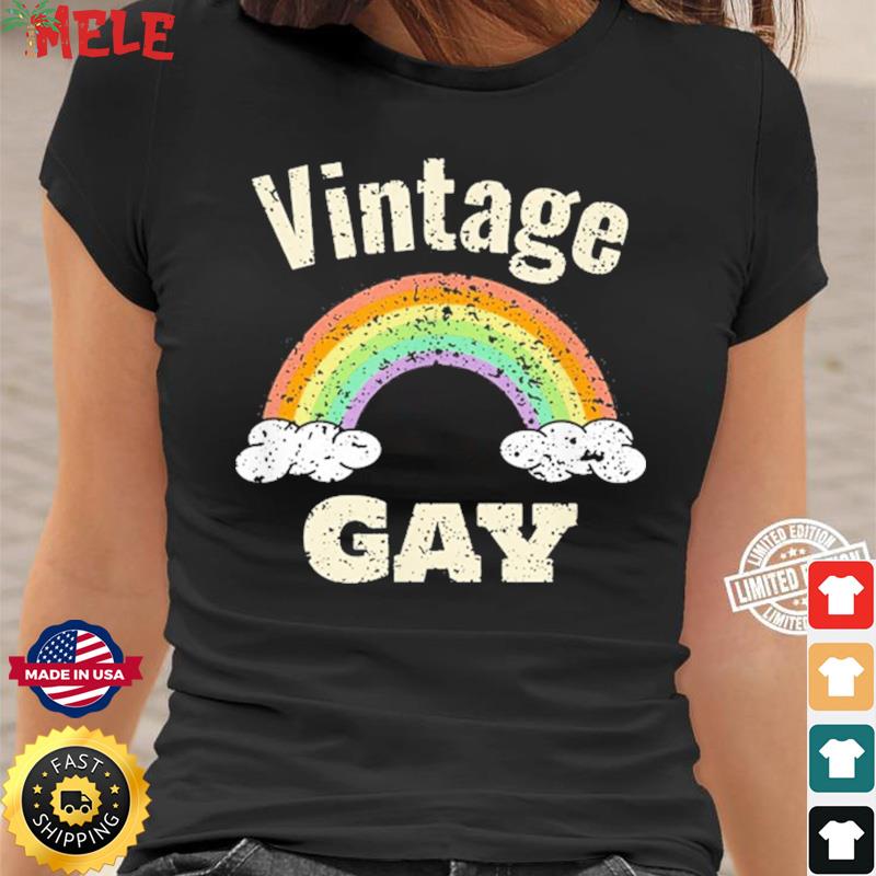 vintage gay pride shirts